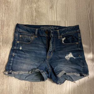 American Eagle Size 10 Stretchy Ripped Shorts
